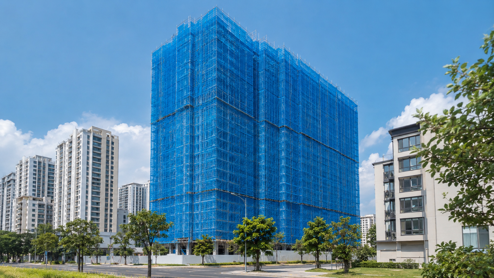 Lưới bao che công trình