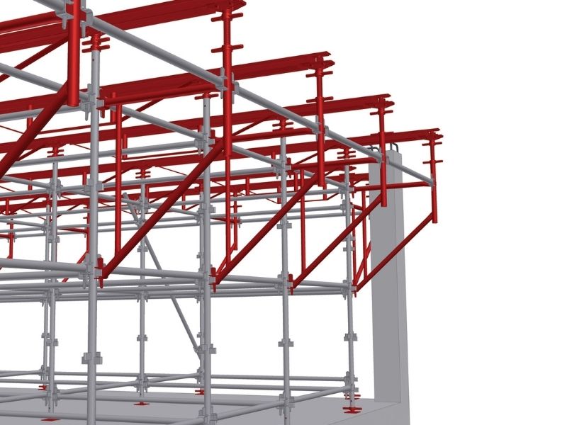 Hệ giàn giáo nêm đỡ copha dầm sàn